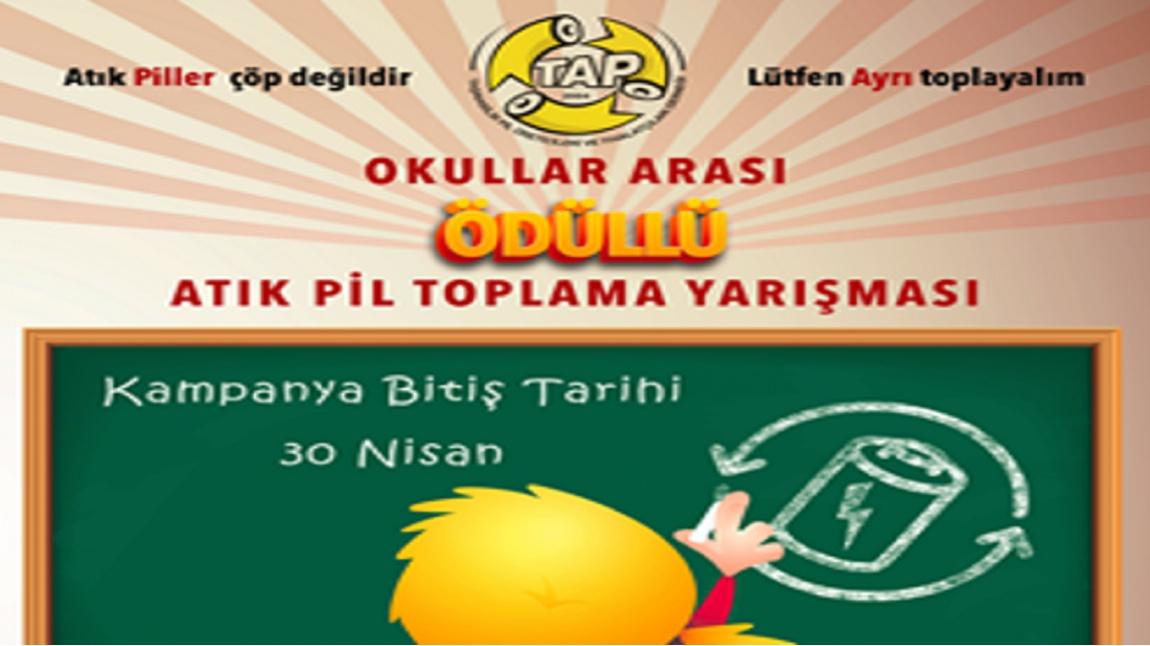 Okullar Arası Atık Pil Toplama Kampanyası Başladı!!!